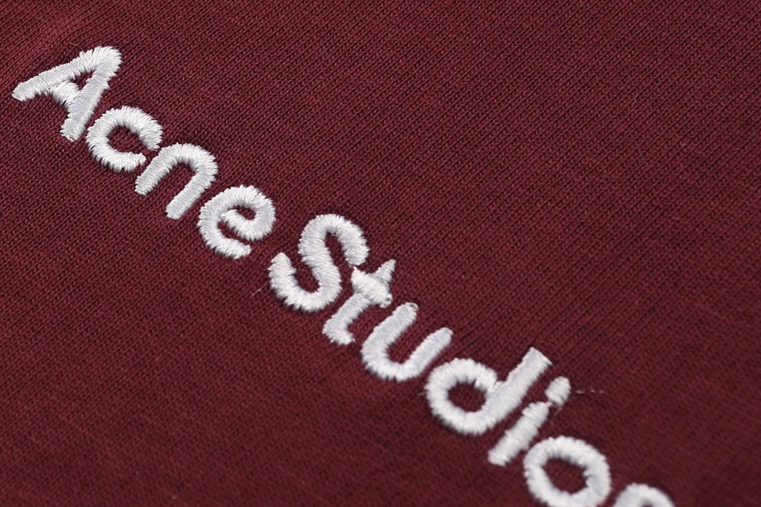 Acne Studios 2026 New Arrival logo Same Style t 100％ 32 ： Size：XS S M L